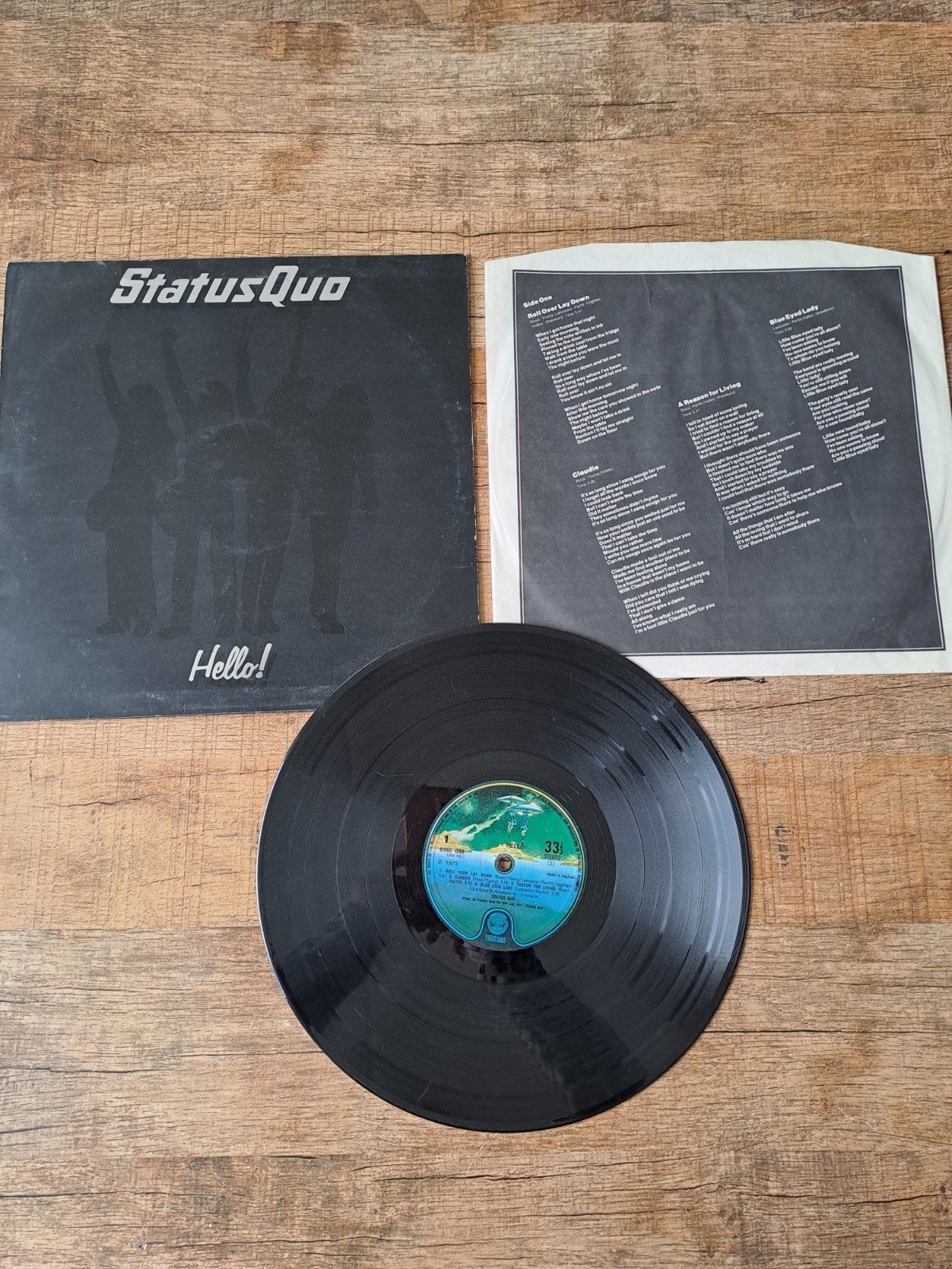 Status Quo - Hello! LP (1973) - Originele Persing, Gebruikt, Originele persing, Ophalen of Verzenden, 1970 - 1979
