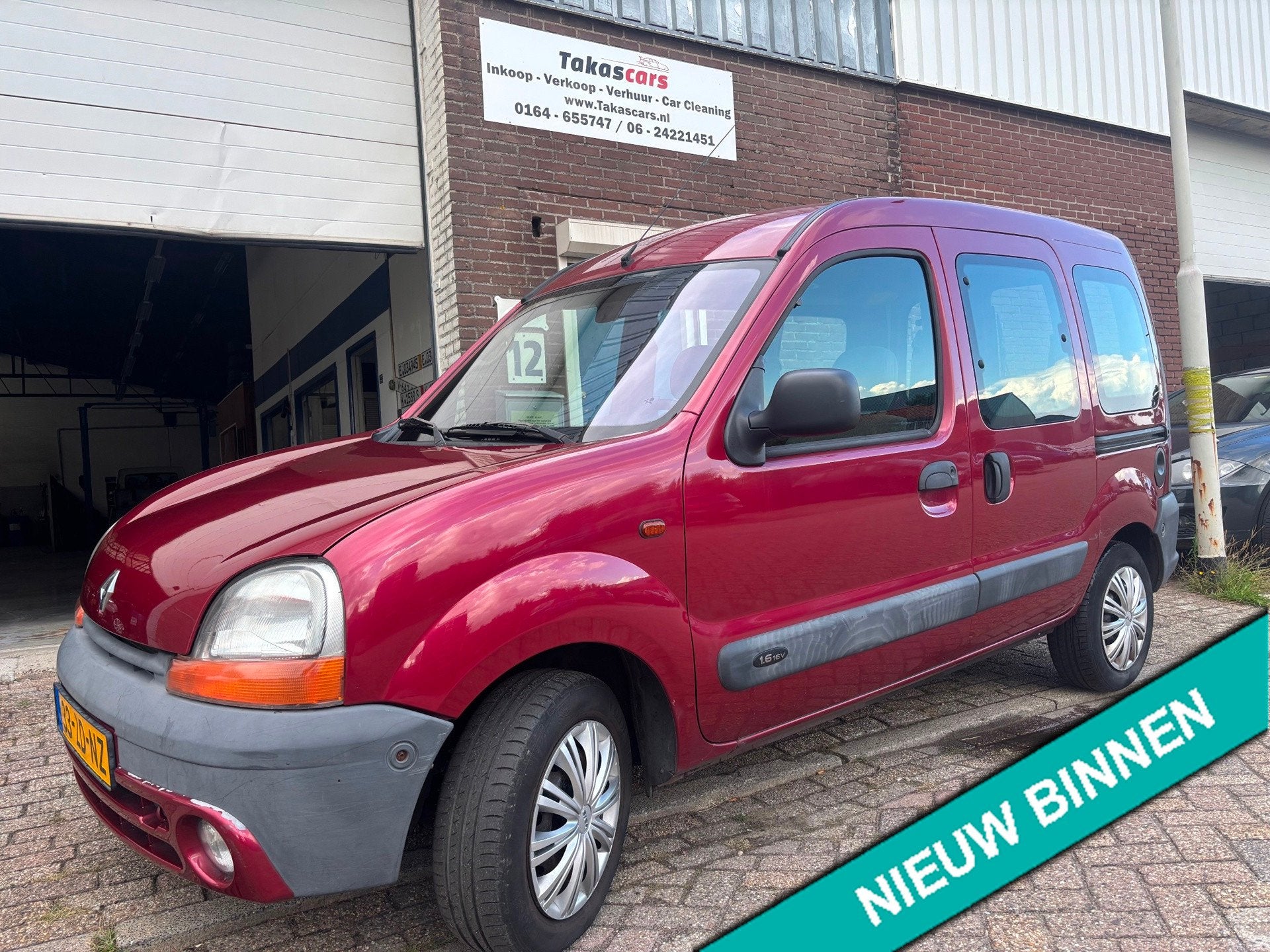 Renault Kangoo 1.6-16V Privilège AIRCO&JAAR APK&LAGE KM NAP, Auto's, Metallic lak, Origineel Nederlands, Bedrijf, Handgeschakeld