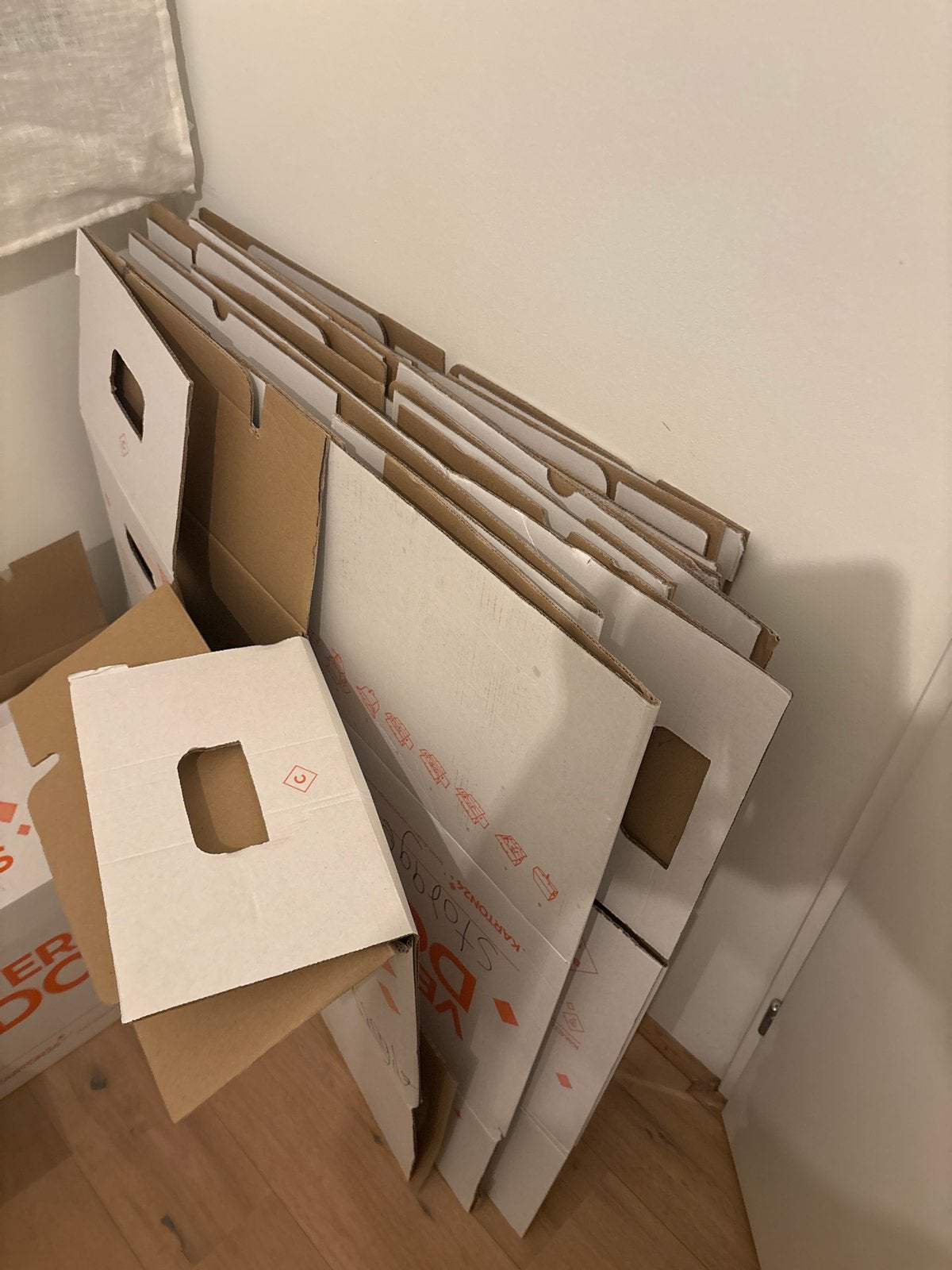 15-20 cardboard moving boxes, Ophalen, Minder dan 50 cm, Minder dan 40 cm, 35 tot 50 cm