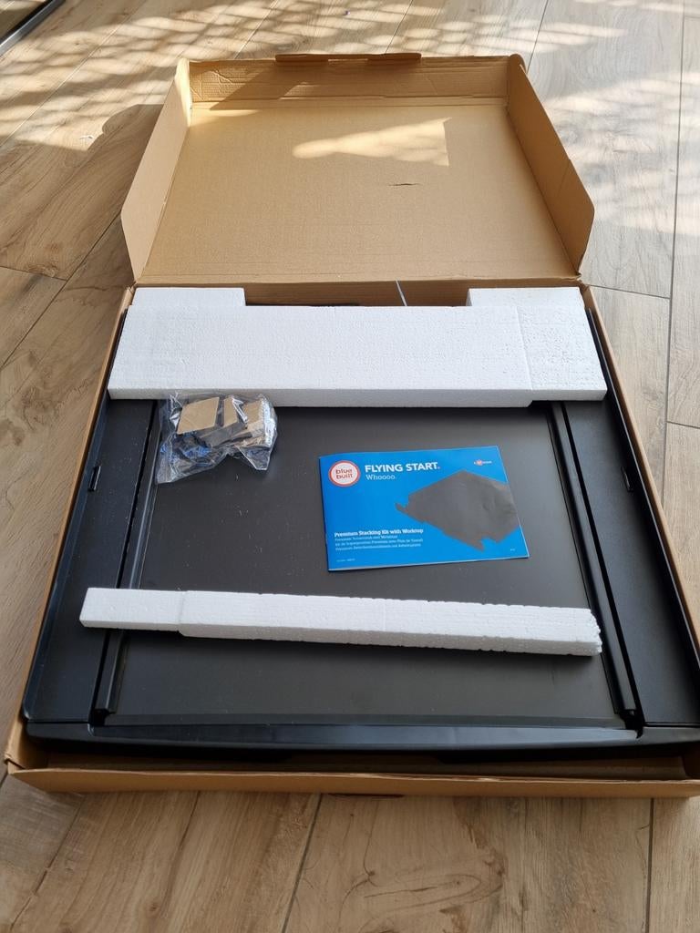 NIEUW BlueBuilt Premium Tussenstuk met Werkblad - Zwart, Ophalen, Nieuw