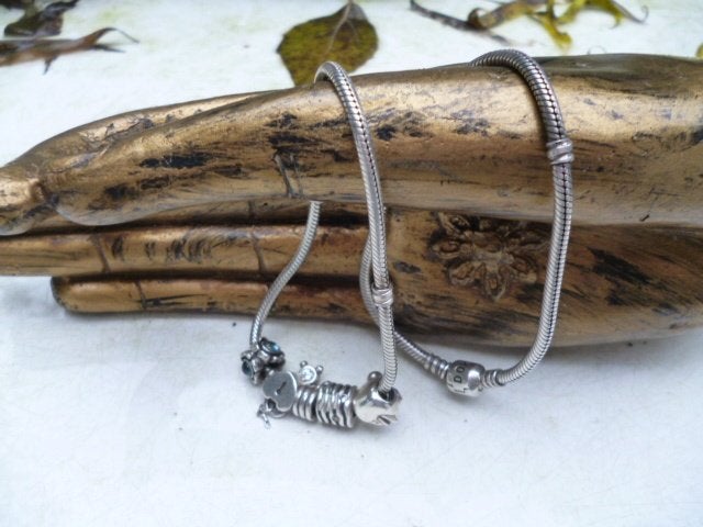 2 x zilveren armband  20 cm Pandora, Sieraden, Tassen en Uiterlijk, Ophalen of Verzenden, Zo goed als nieuw, Zilver, Zilver