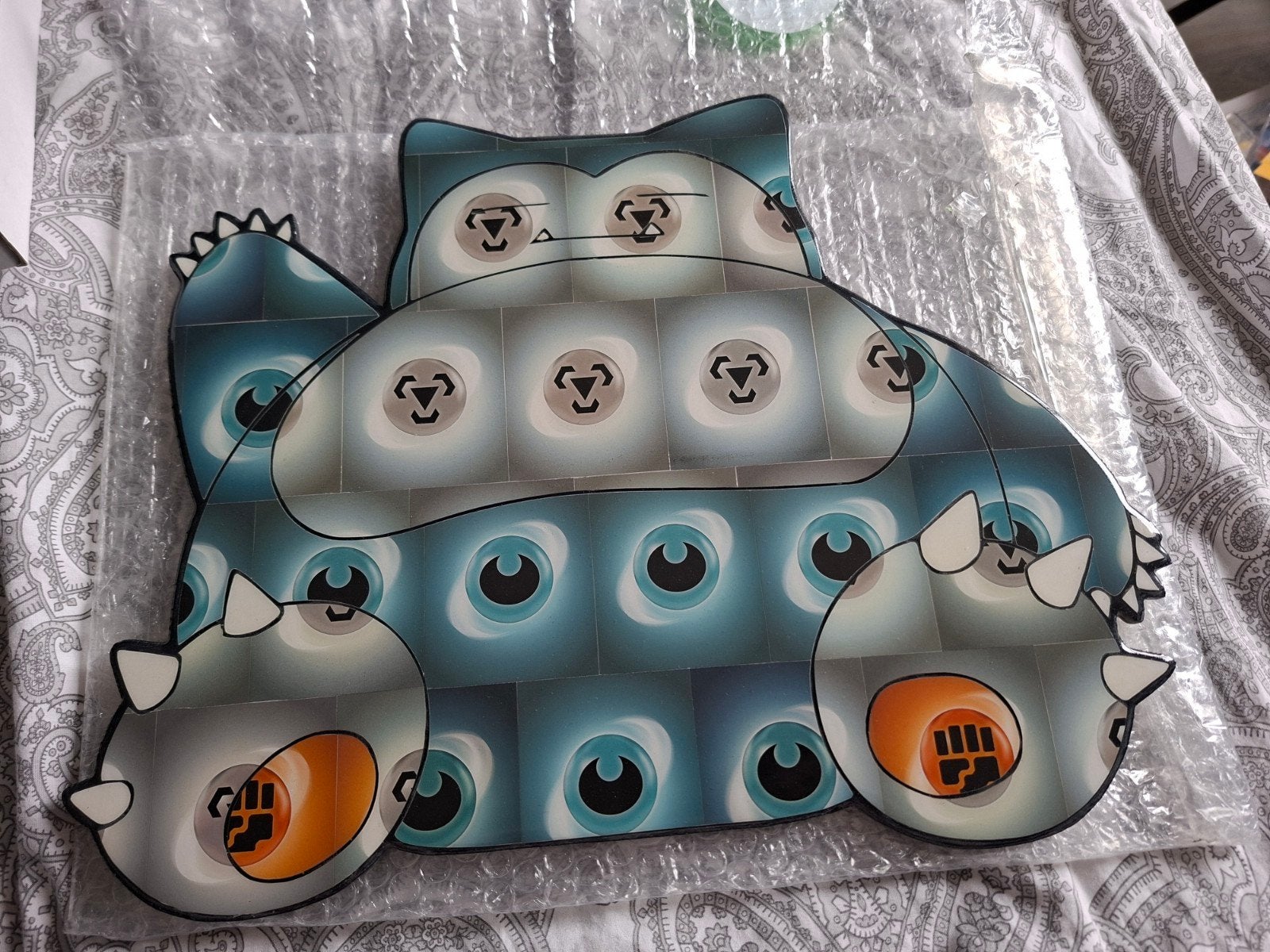 snorlax wandbord gemaaktvan epoxy, Ophalen of Verzenden