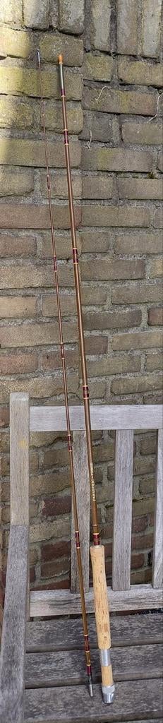 Vintage Franse Glasvezel Hengel - Ongebruikt in Oranje Hoes, Ophalen, Werphengel