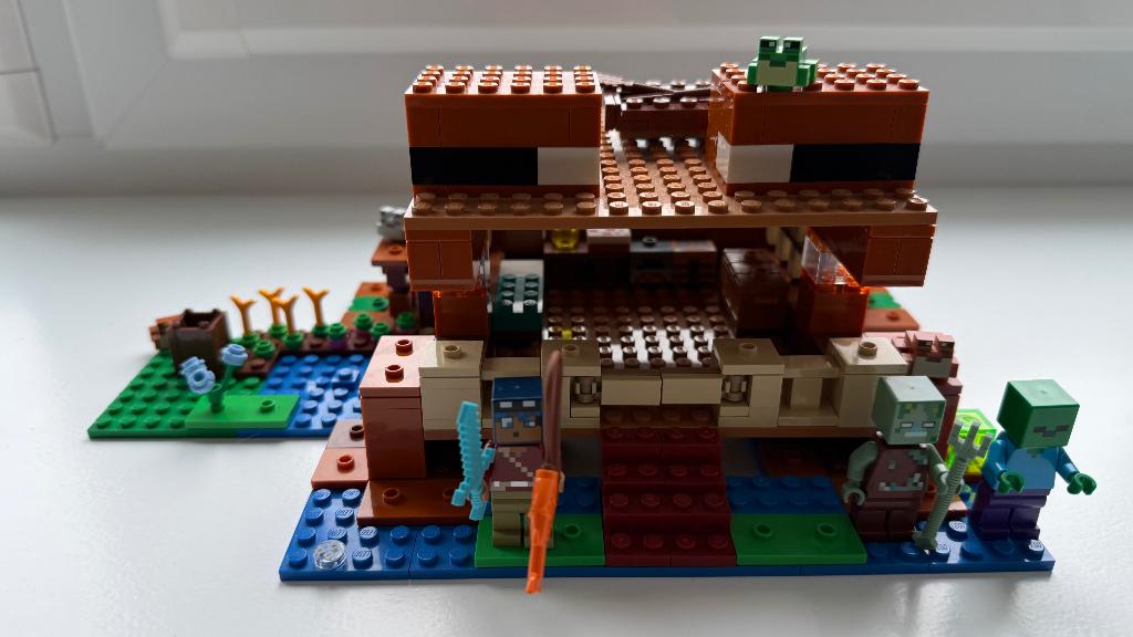 LEGO Minecraft Het kikkerhuis - 21256, Minecraft, Lego, Compleet, Ophalen of Verzenden