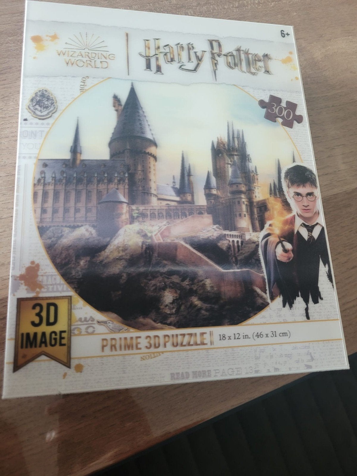 Harry Potter 3D Puzzel Zweinstein - 300 stukjes, Ophalen of Verzenden, 500 t/m 1500 stukjes, Zo goed als nieuw, Rubik's of 3D-puzzel