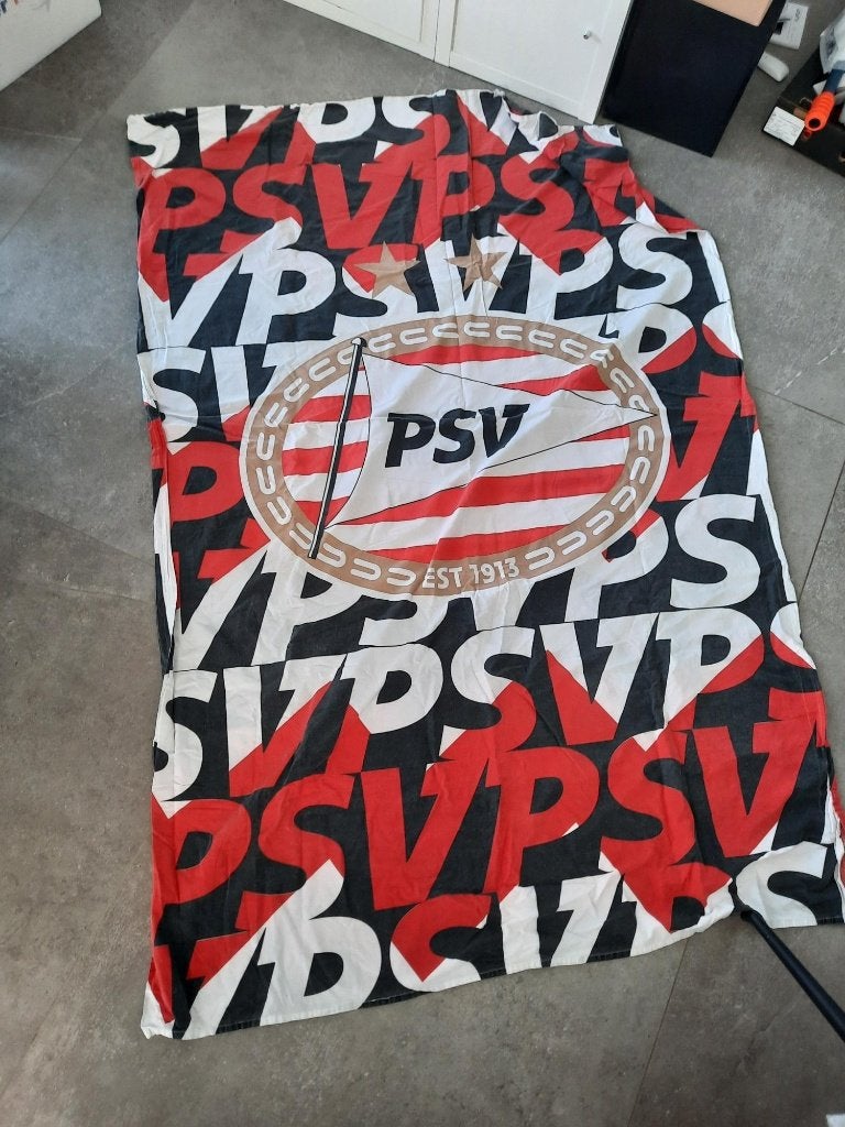 PSV dekbedovertrek voor 1 persoon 1.40 bij 2.00, Ophalen of Verzenden, Zo goed als nieuw, PSV, Overige typen