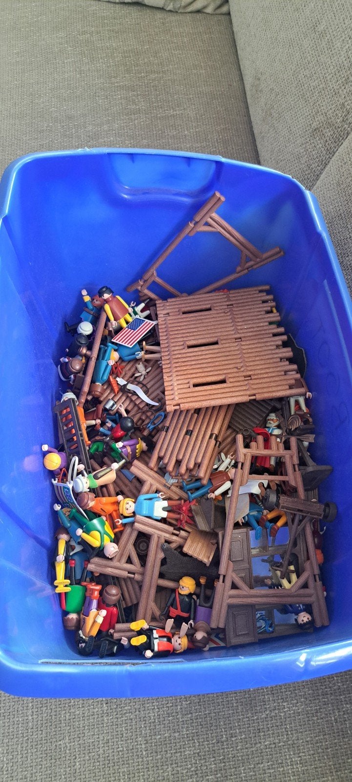 Restpartij playmobile, Ophalen, Gebruikt