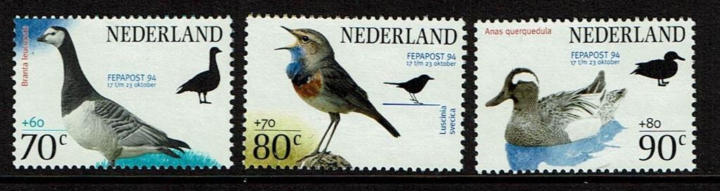 Nederland NVPH 1598-1600postfris, Verzenden, Na 1940, Postfris