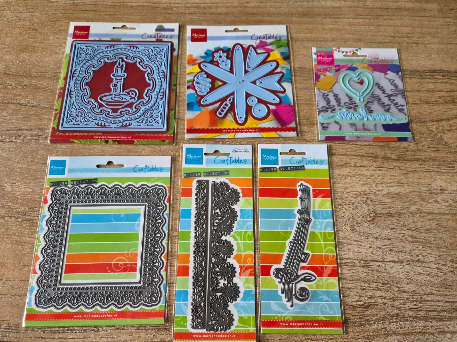 Marianne Design snijmallen - Diverse Creatables & Craftables, Geschikt voor snijden, Overige thema's, Gereedschap of Toebehoren