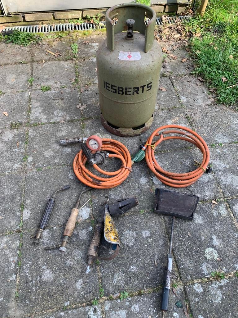 Branders gasbranders voor oa bitumen dakdekkers, Ophalen, Gebruikt