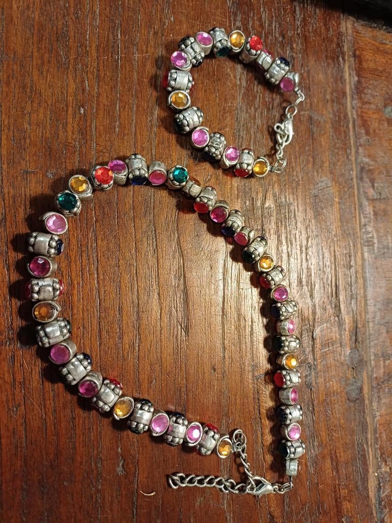 Otazu armband en ketting, Sieraden, Tassen en Uiterlijk, Armbanden, Ophalen of Verzenden, Zilver