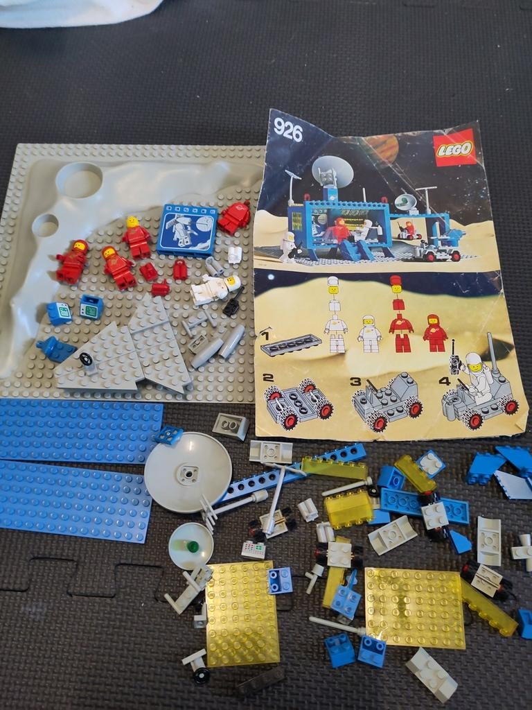 Lego 926 onderdelen, originele classic space set 1e eign, Ophalen of Verzenden, Gebruikt