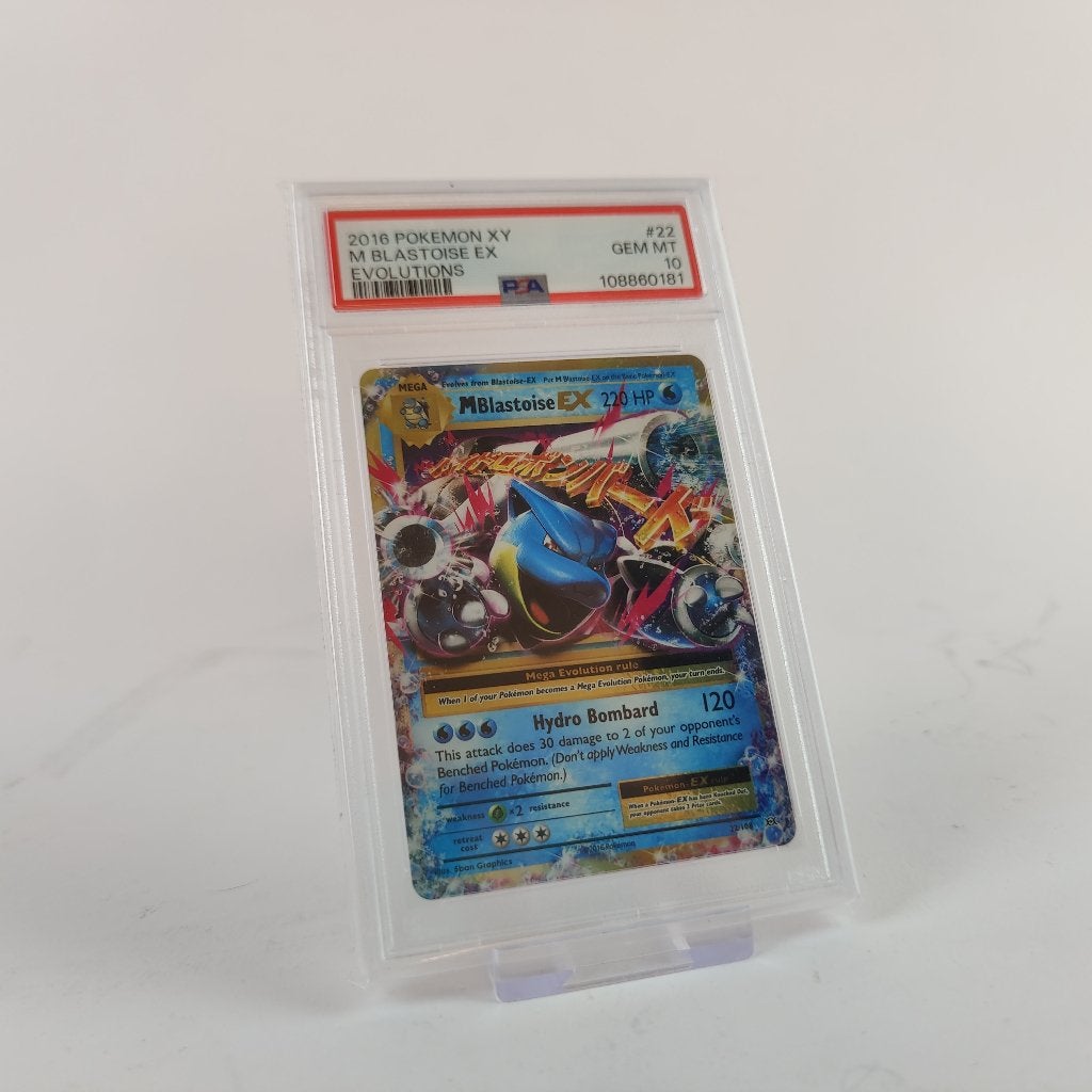M Blastoise EX #22 Pokemon Evolutions PSA 10 || €159.99, Ophalen of Verzenden, Zo goed als nieuw
