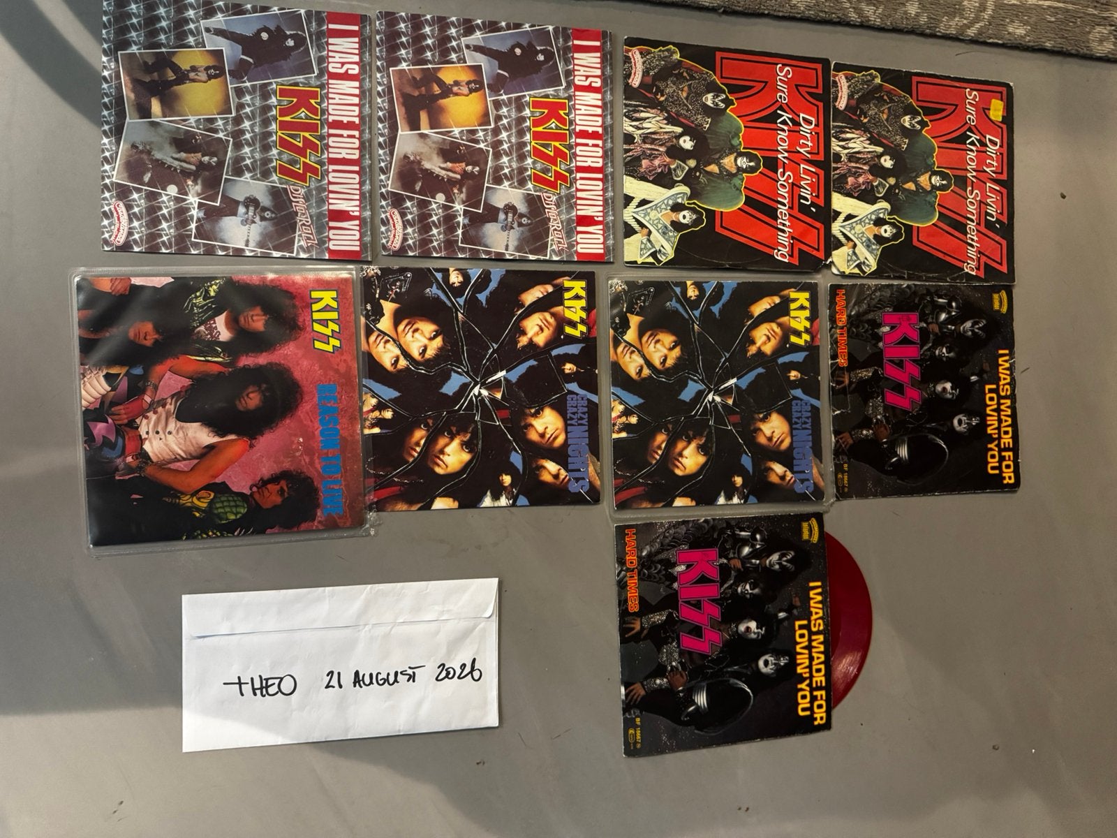 Kiss diverse singles per stuk of 1 koop, Gebruikt, Hard Rock, 7 inch, Ophalen of Verzenden