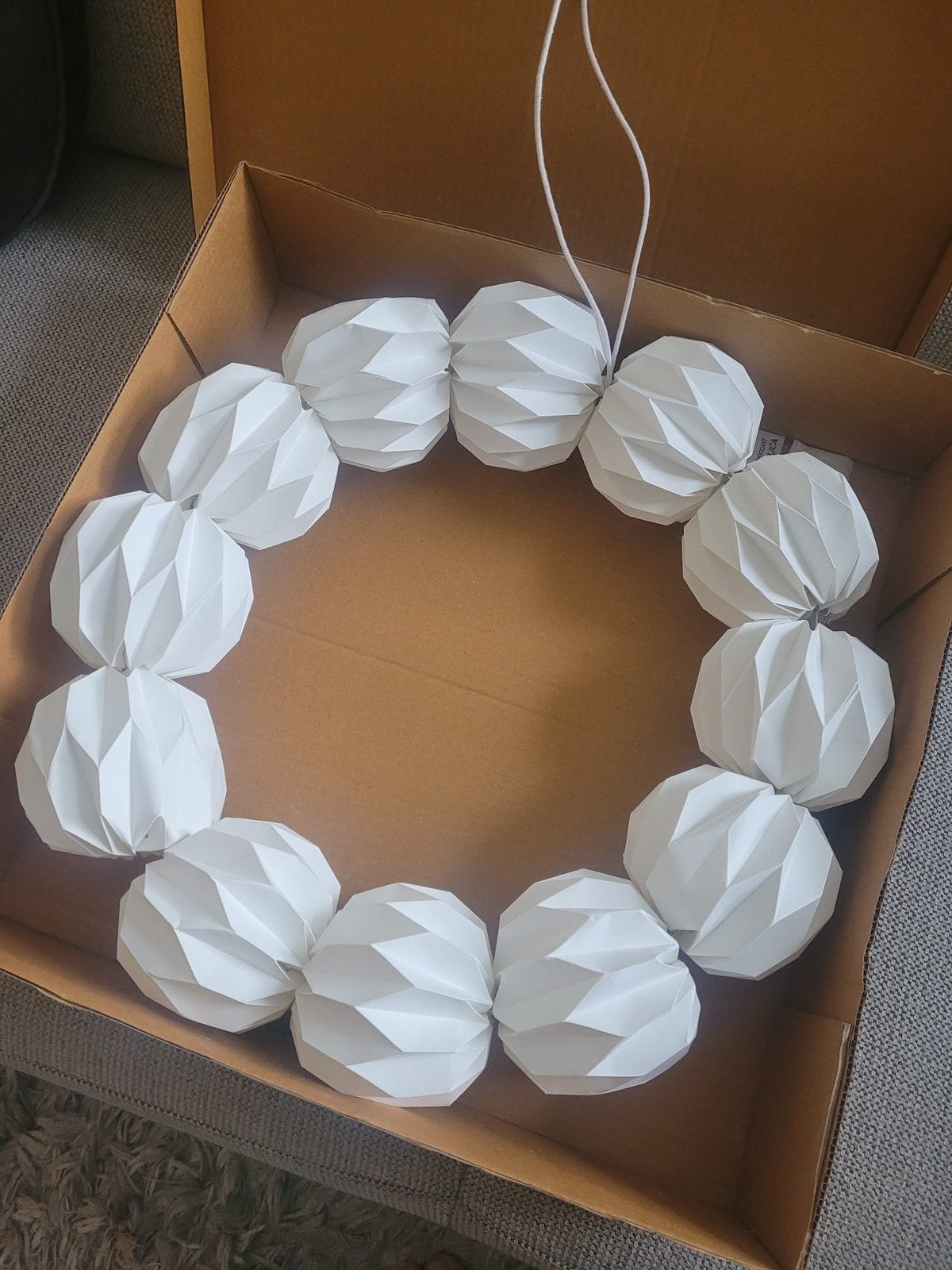 Te koop: Rivièra Maison paper Honeycomb krans/wreath, Ophalen of Verzenden, Nieuw