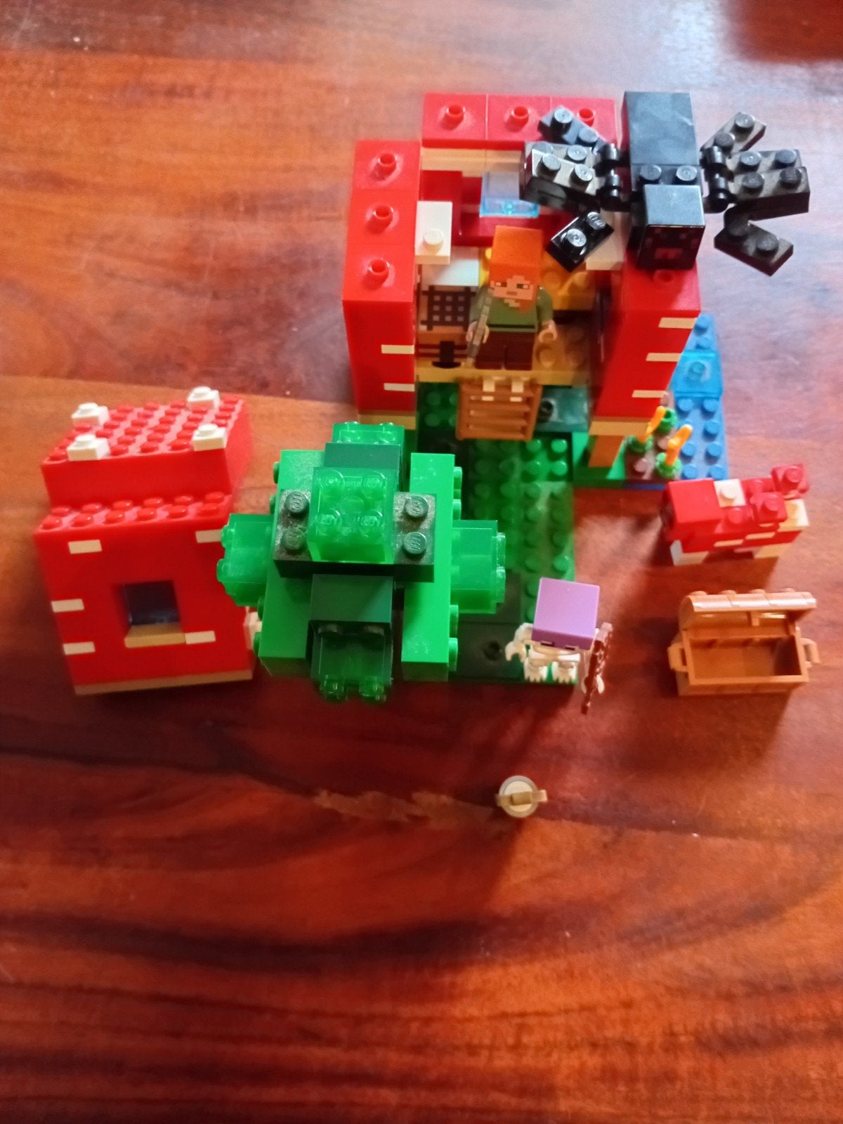 lego minecraft (21179), Kinderen en Baby's, Minecraft, Lego, Ophalen of Verzenden, Zo goed als nieuw