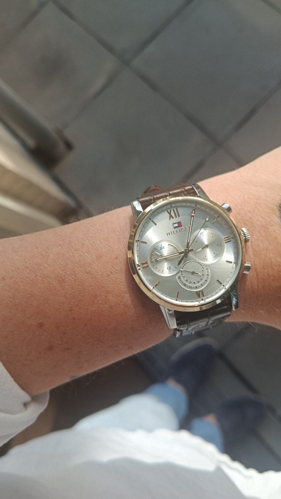 Tommy Hilfiger horloge Zgan.€65, Ophalen of Verzenden, Zo goed als nieuw, Tommy Hilfiger