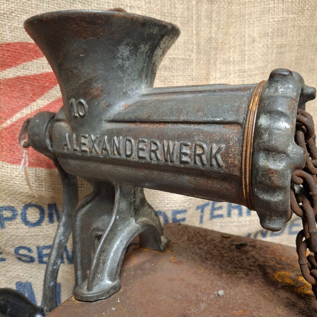 Antiek ijzeren schild - Zwaar ijzerwerk, Ophalen of Verzenden