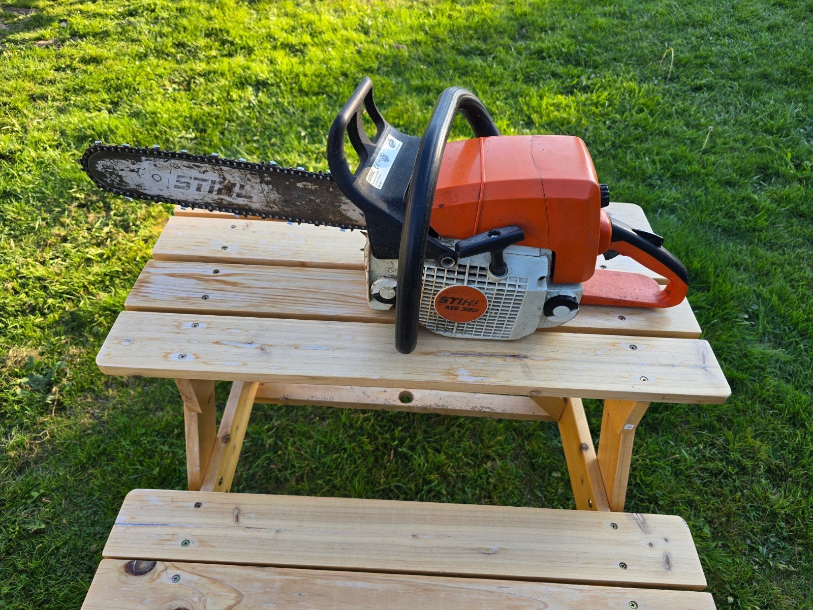 Stihl MS 390 Kettingzaag - Krachtig en Betrouwbaar, Stihl, Gebruikt, 70 mm of meer, Kettingzaag