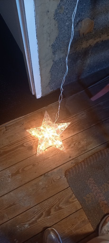 Kerstster met licht, Diversen, Ophalen of Verzenden, Zo goed als nieuw