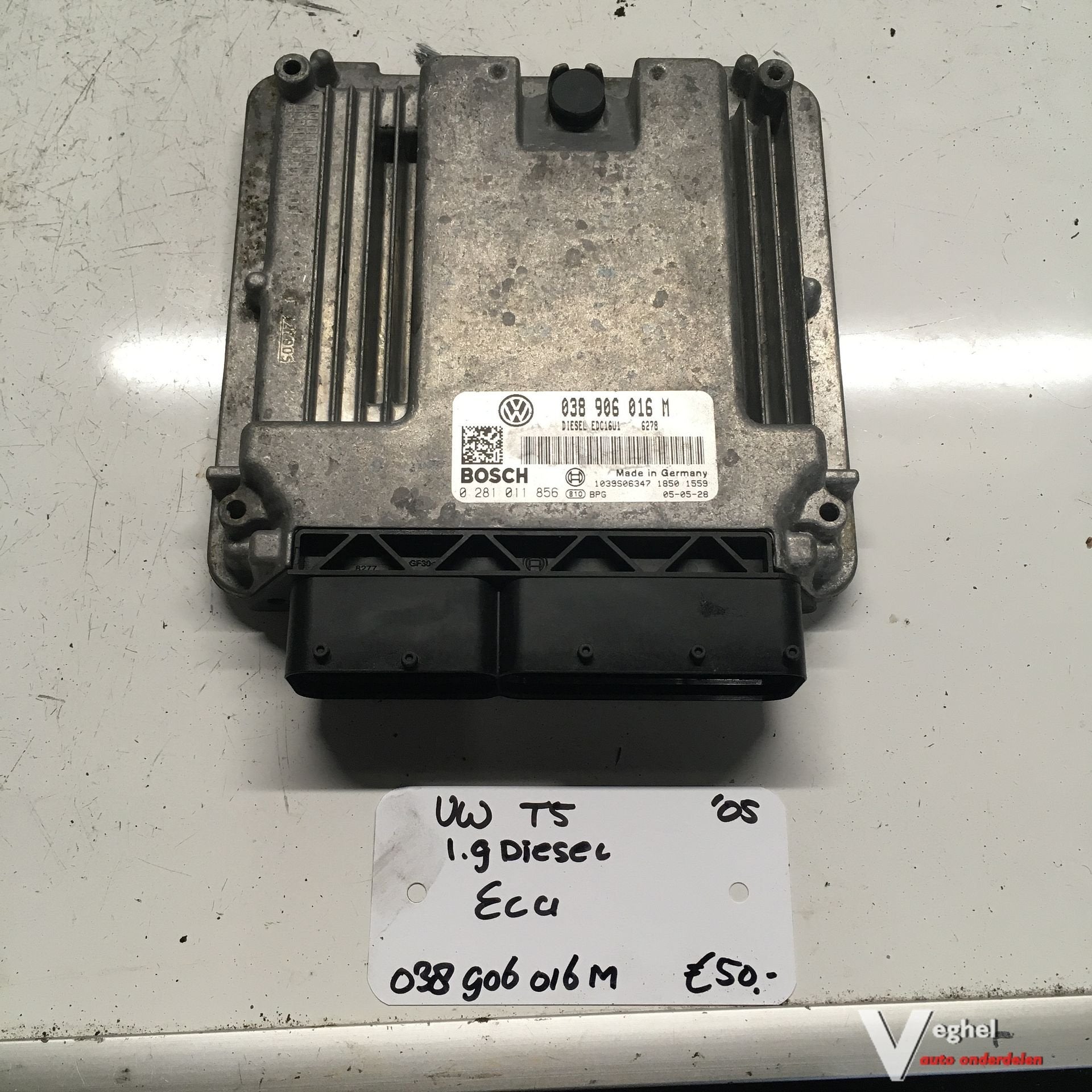 Vw Transporter T5 1.9 Diesel 2005  ECU  038 906 016 M