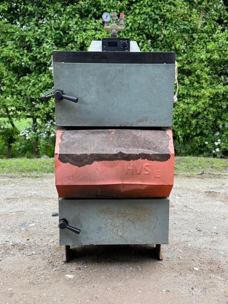 Vigas 60kW houtvergasser ketel – gereviseerd, Huis en Inrichting, Gebruikt, Www.cvheat.com, Houtkachel, Hout