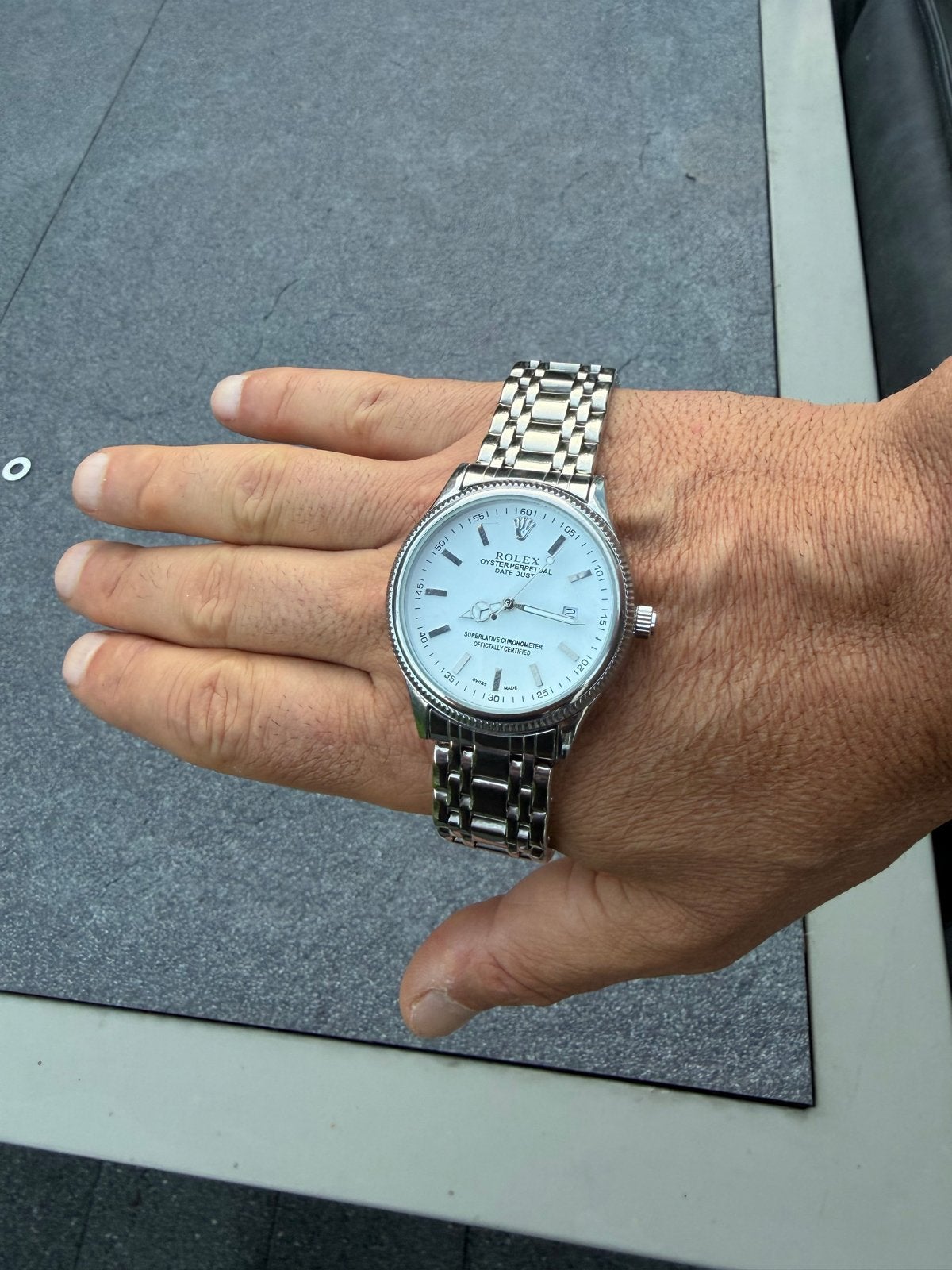 Rolex Daydate Oyster Perpetual Herenhorloge, Ophalen, Polshorloge, Zo goed als nieuw, Rolex