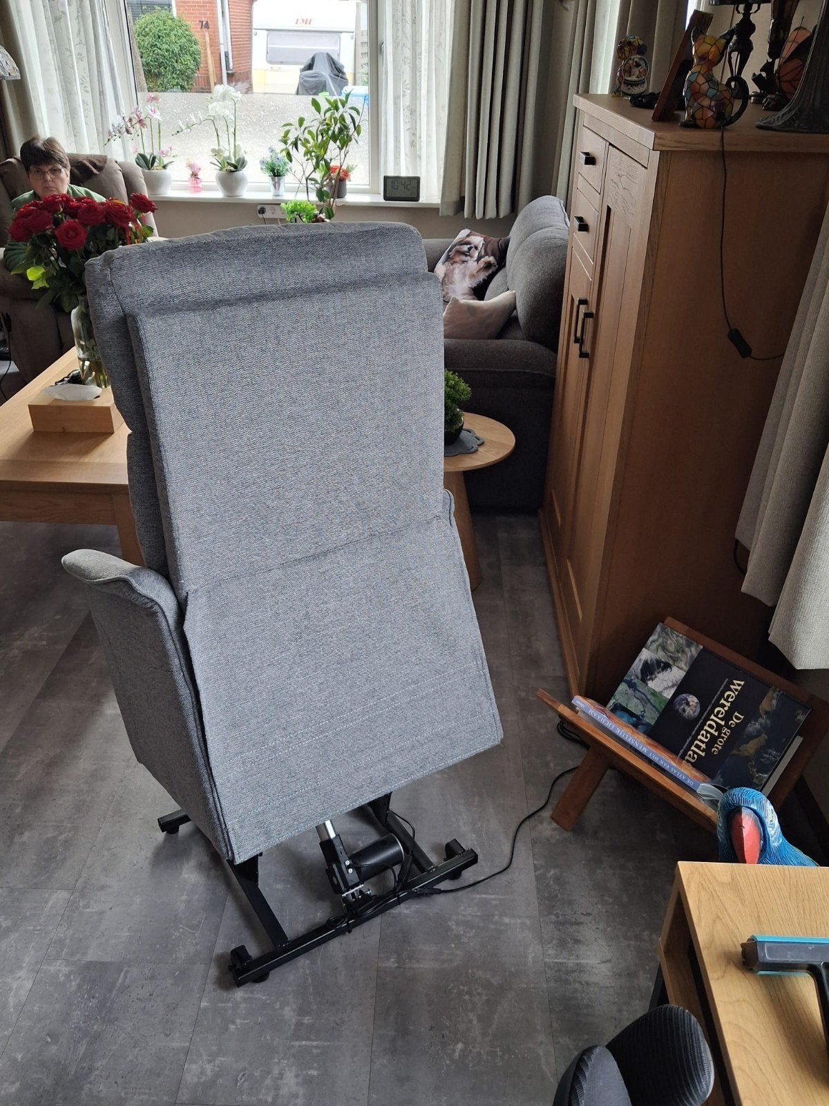 2 zeer nette sta-op stoelen uit rookvrij huis, Ophalen, Twee, Zo goed als nieuw, Stof