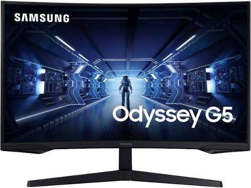 Samsung Odyssey Gaming Monitor G5 32 (C32G55TQWU)  144hz, 101 t/m 150 Hz, Curved, Zo goed als nieuw, Overige typen
