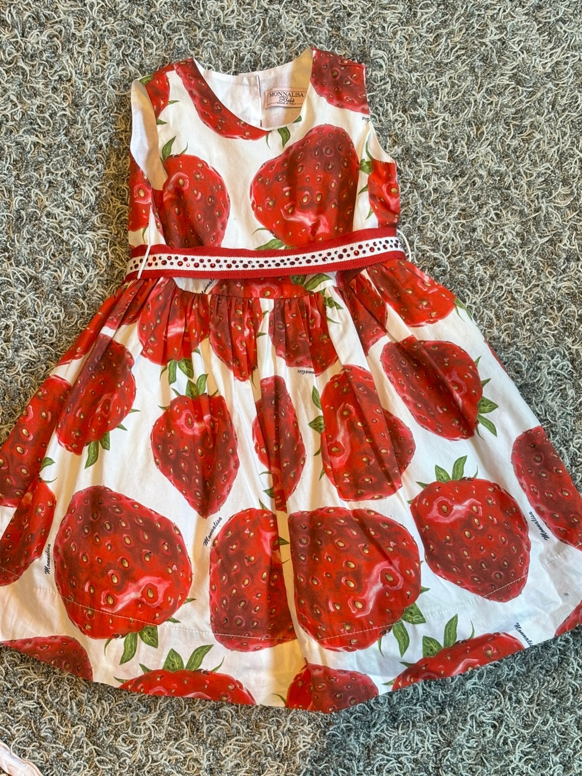 Monnalisa jurkje met petticoat 36 maanden, Ophalen of Verzenden, Zo goed als nieuw, Meisje, Jurk of Rok