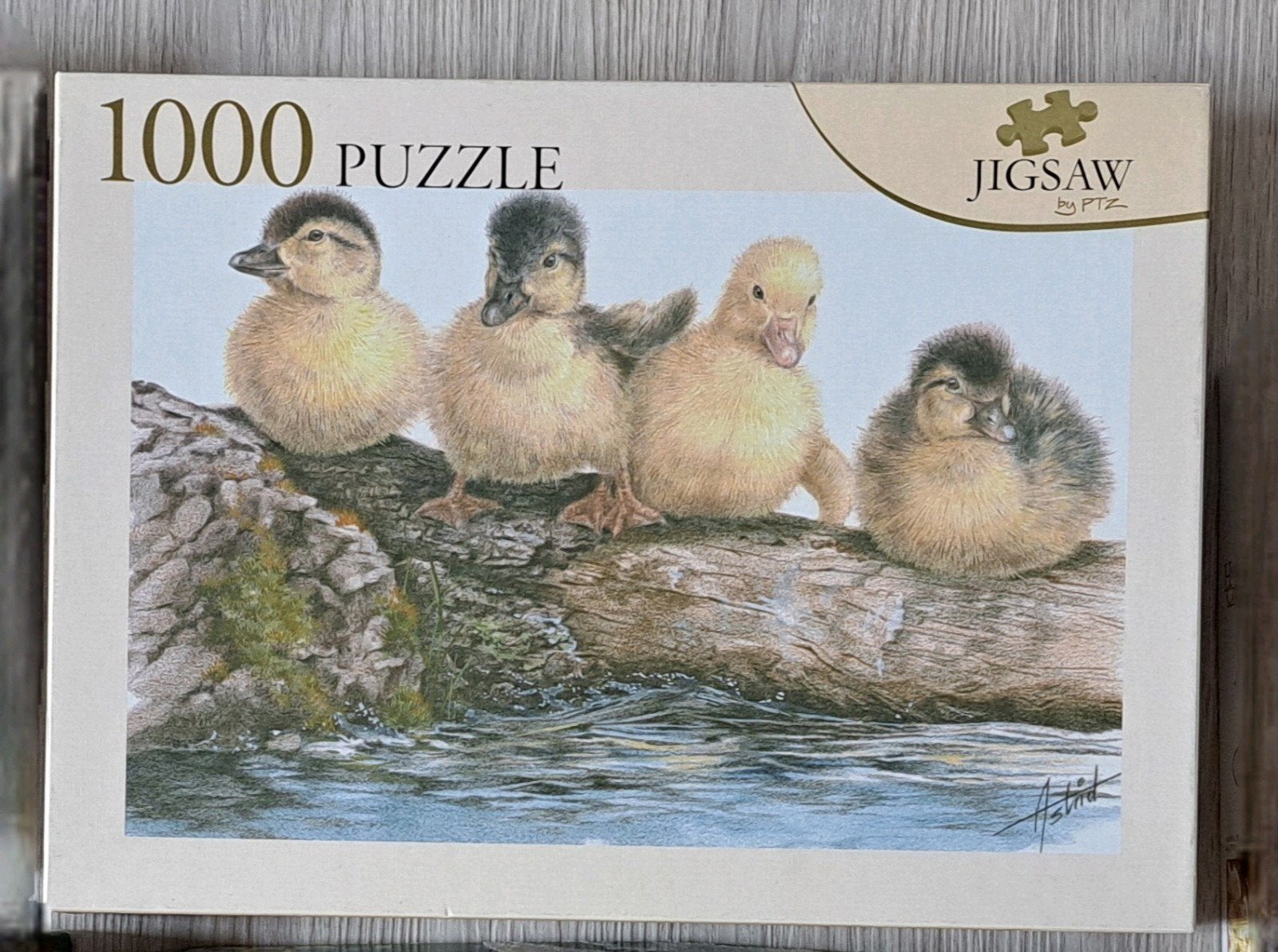 Jigsaw legpuzzel eenden pulletjes, Ophalen of Verzenden, 500 t/m 1500 stukjes, Zo goed als nieuw, Legpuzzel