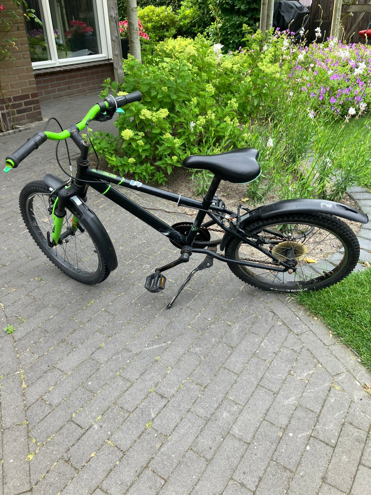 B’twin racingboy 500 20 inch fiets, Ophalen, Gebruikt, Versnellingen, Schijfrem
