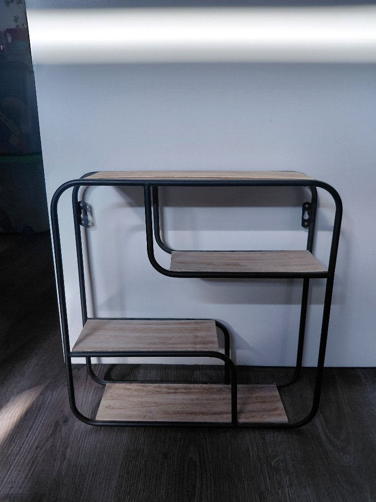 houten rekje, Huis en Inrichting, Kasten | Wandmeubels, Zo goed als nieuw, Minder dan 150 cm, Minder dan 25 cm, Minder dan 100 cm