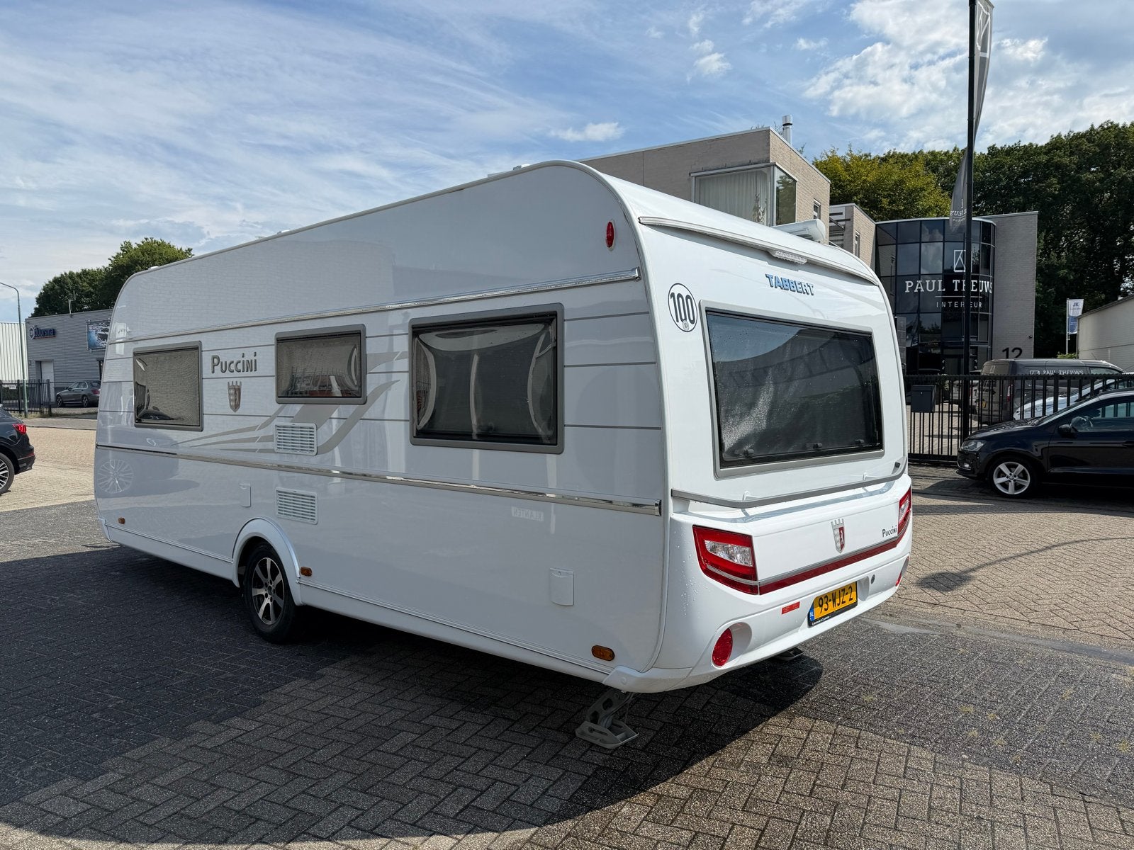 Tabbert Puccini 560 2022 met Luifel, Mover en Airco, Caravans en Kamperen, Caravans, Rondzit, Tabbert, Bedrijf, Tot en met 4