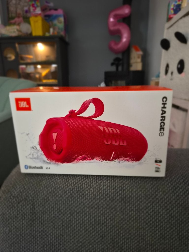 JBL Charge 6 - rood - nieuw, Audio, Tv en Foto, Nieuw, Ophalen of Verzenden, Draagbare speaker, Minder dan 60 watt