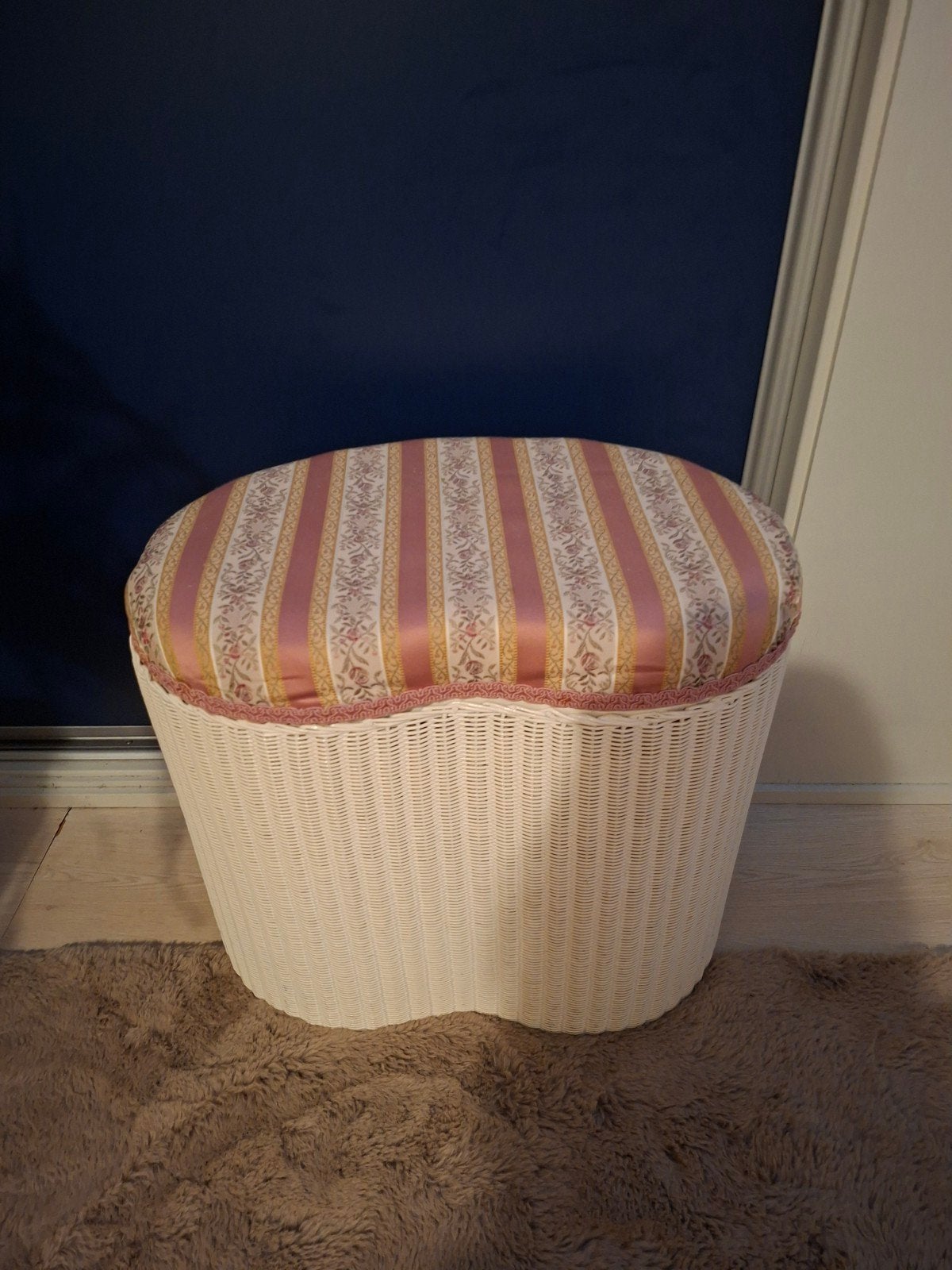 Vintage Lloyd Loom Lusty product wasmand/opbergkist, Ophalen