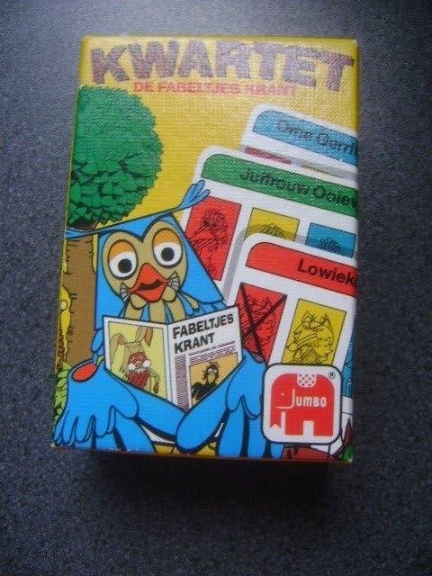retro de fabeltjeskrant kwartet 1985  jumbo, Ophalen of Verzenden, Gebruikt, Kwartet(ten)