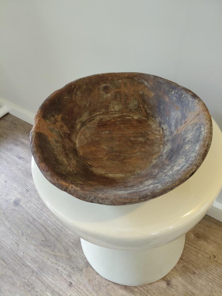 Houten schaaltje, Huis en Inrichting, Woonaccessoires | Schalen en Manden, Ophalen of Verzenden, Zo goed als nieuw, Rond, Hout