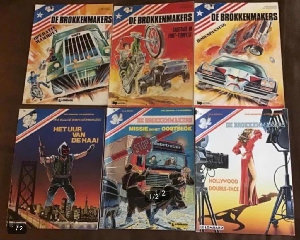 6 delen de Brokkenmakers door Denayer en Duchateau, Boeken, Stripboeken, Meerdere stripboeken, Ophalen of Verzenden, Gelezen