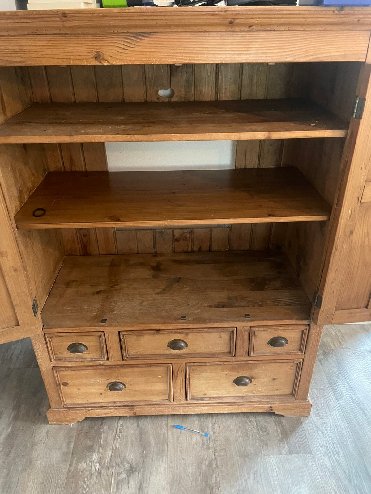 Gratis grenen kast!!, Ophalen, Gebruikt, 120 tot 170 cm