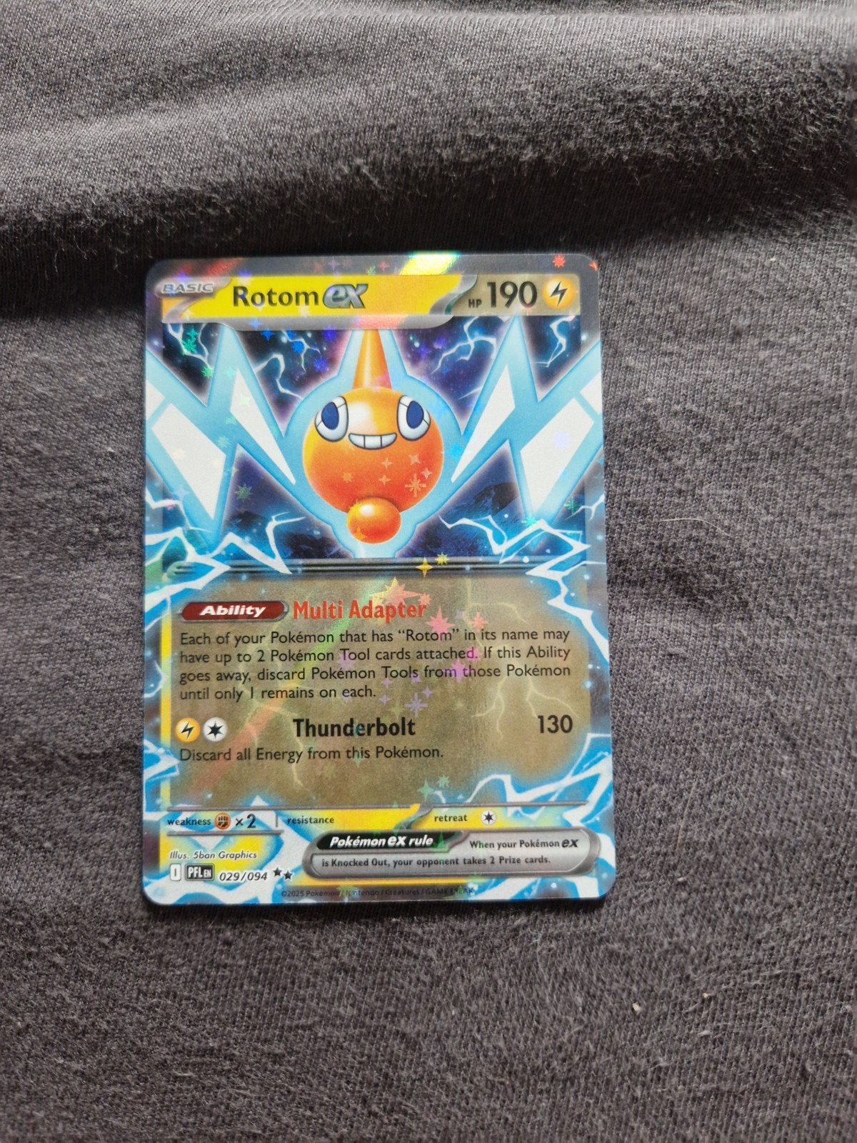 Pokémon Rotom EX Kaart - Zeldzaam en in goede staat, Ophalen of Verzenden, Zo goed als nieuw, Losse kaart