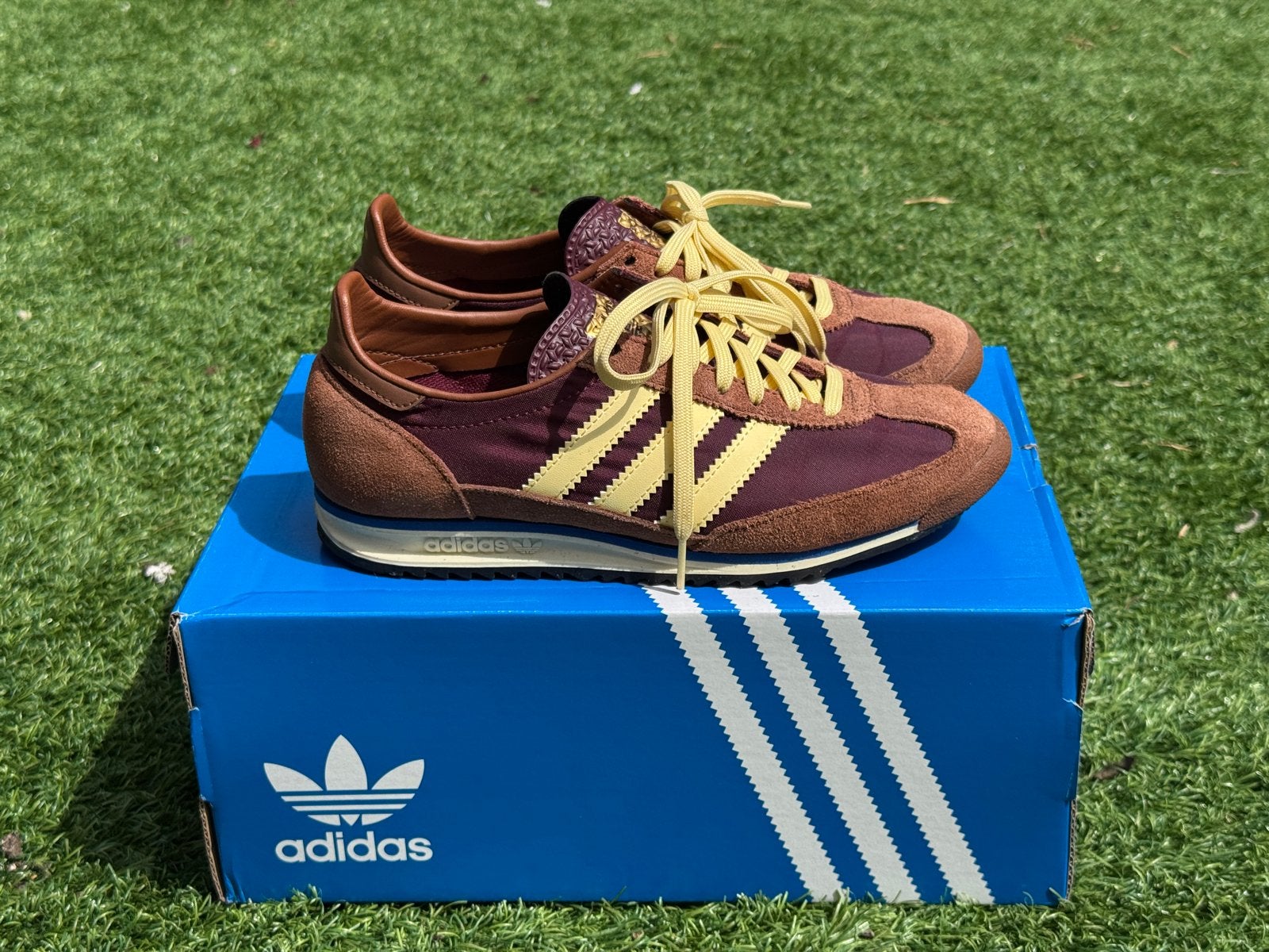 Adidas SL 72 OG Sneakers - Maat 37 1/3, Ophalen, Bruin, Sneakers of Gympen, Zo goed als nieuw