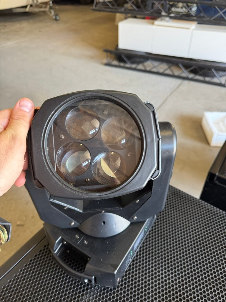4x25w Moving Head Zoom Wash Light LED Beam, Muziek en Instrumenten, Ophalen, Nieuw, Licht