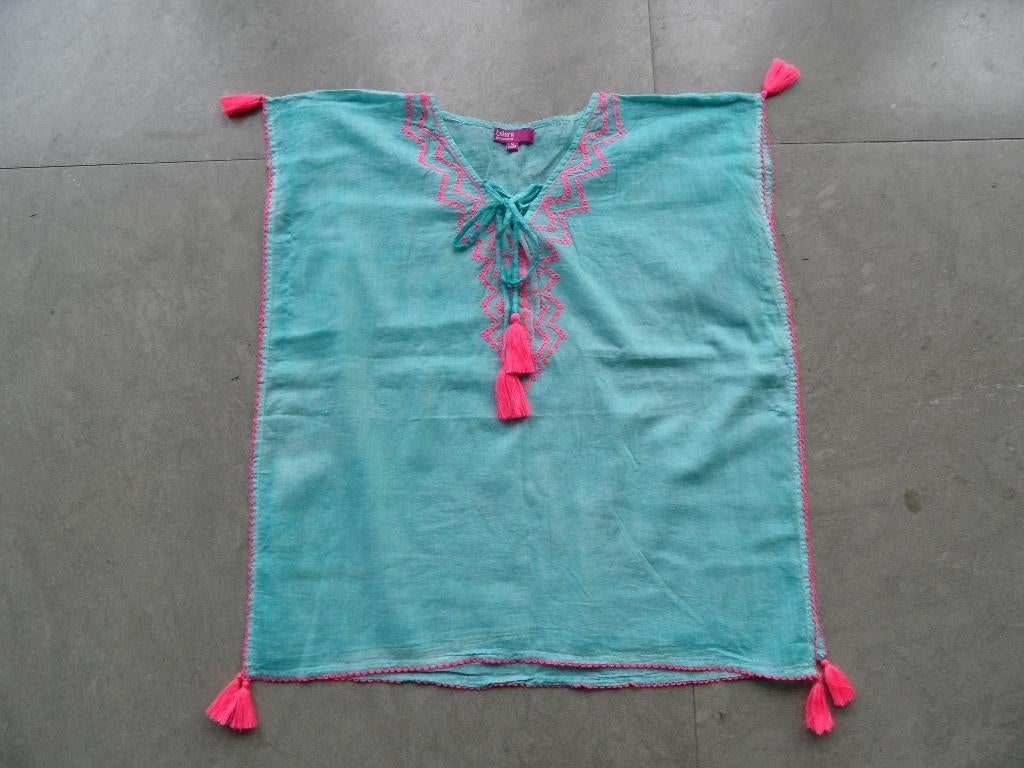 Turquoise tuniek, maat 152 meisje, NIEUW!, Meisje, Overhemd of Blouse, Nieuw, Ophalen of Verzenden