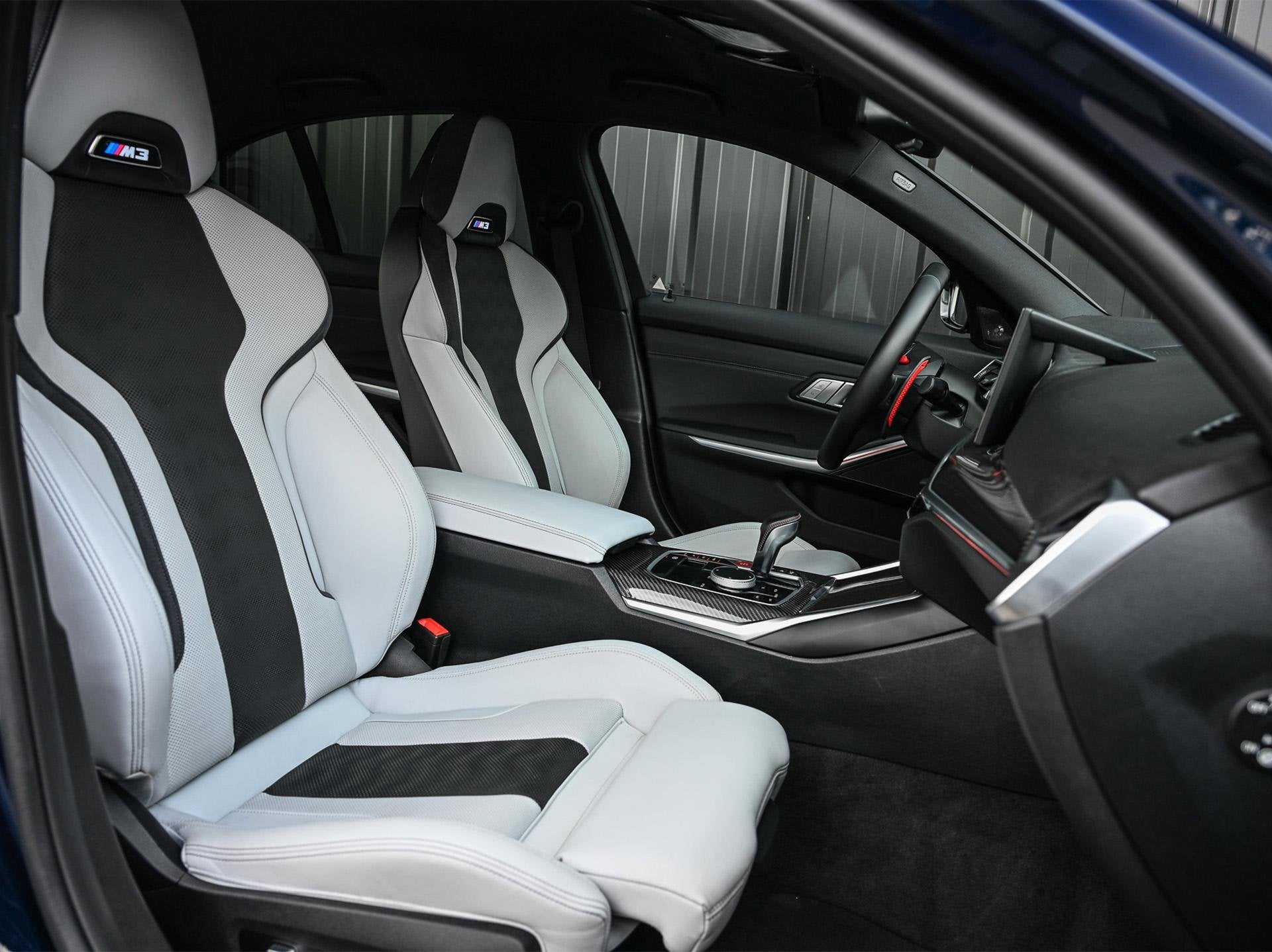 BMW 3-serie M3 xDrive Competition | Carbon | Laser Light | 3, Auto's, Automaat, Gebruikt, Euro 6, Blauw