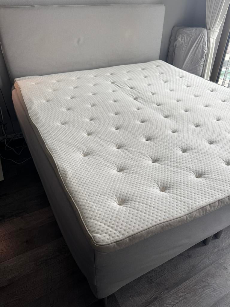 Ikea Dunvik boxspring 180*200 met topper, Huis en Inrichting, Gebruikt, Tweepersoons, Ophalen of Verzenden, 180 cm