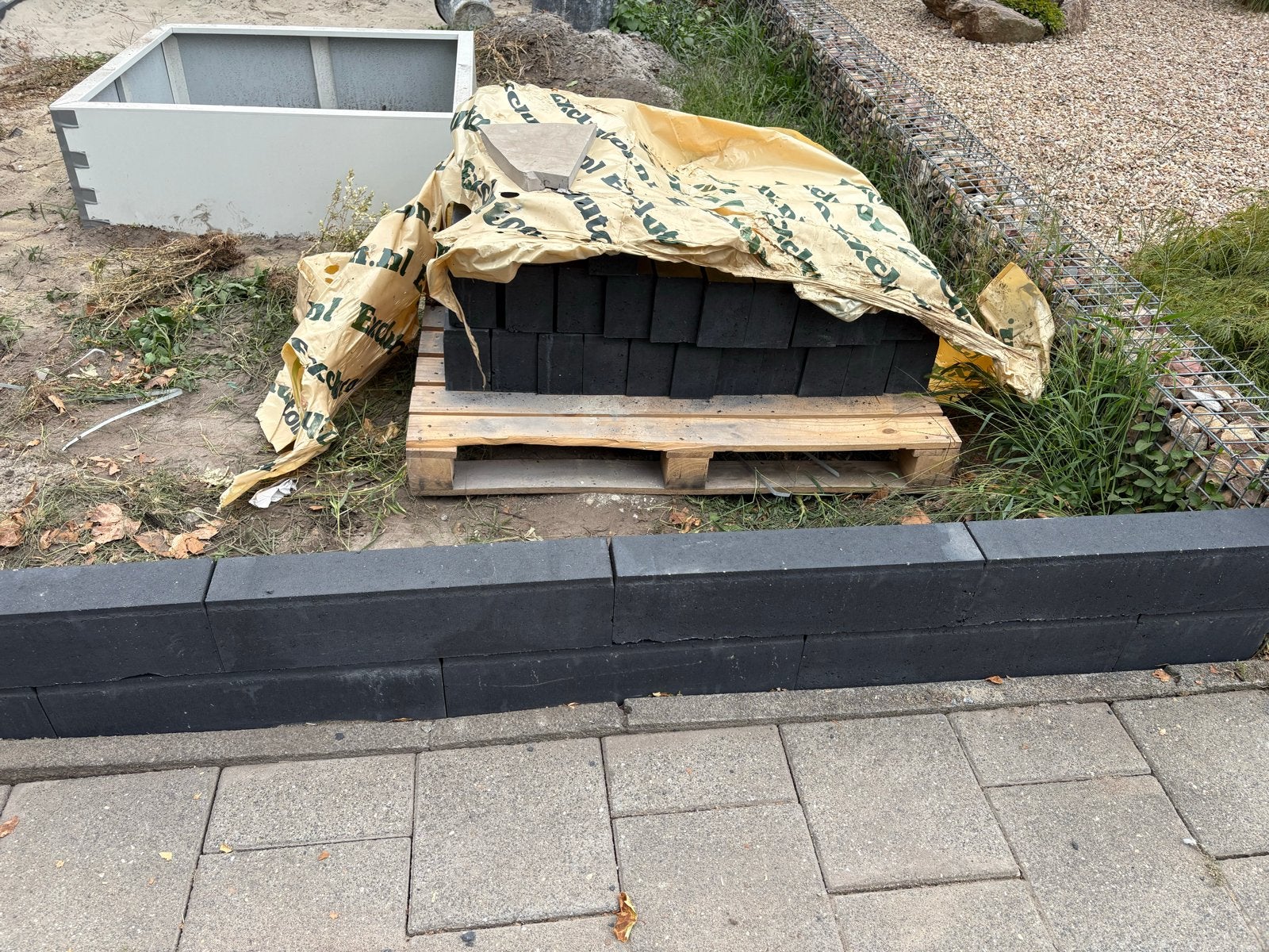 Stapelblok Excellence Nero 60x10x15 - Nieuw, Tuin en Terras, Ophalen, Nieuw, Zwart, Overige typen