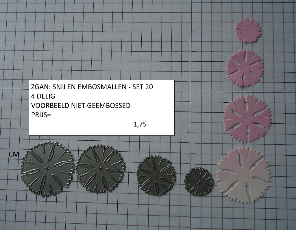 ⚠️nu 1,50: snij en embosmallen set 20 ( alleen verzenden, Ophalen, Zo goed als nieuw, Overige thema's, Pons of Mal