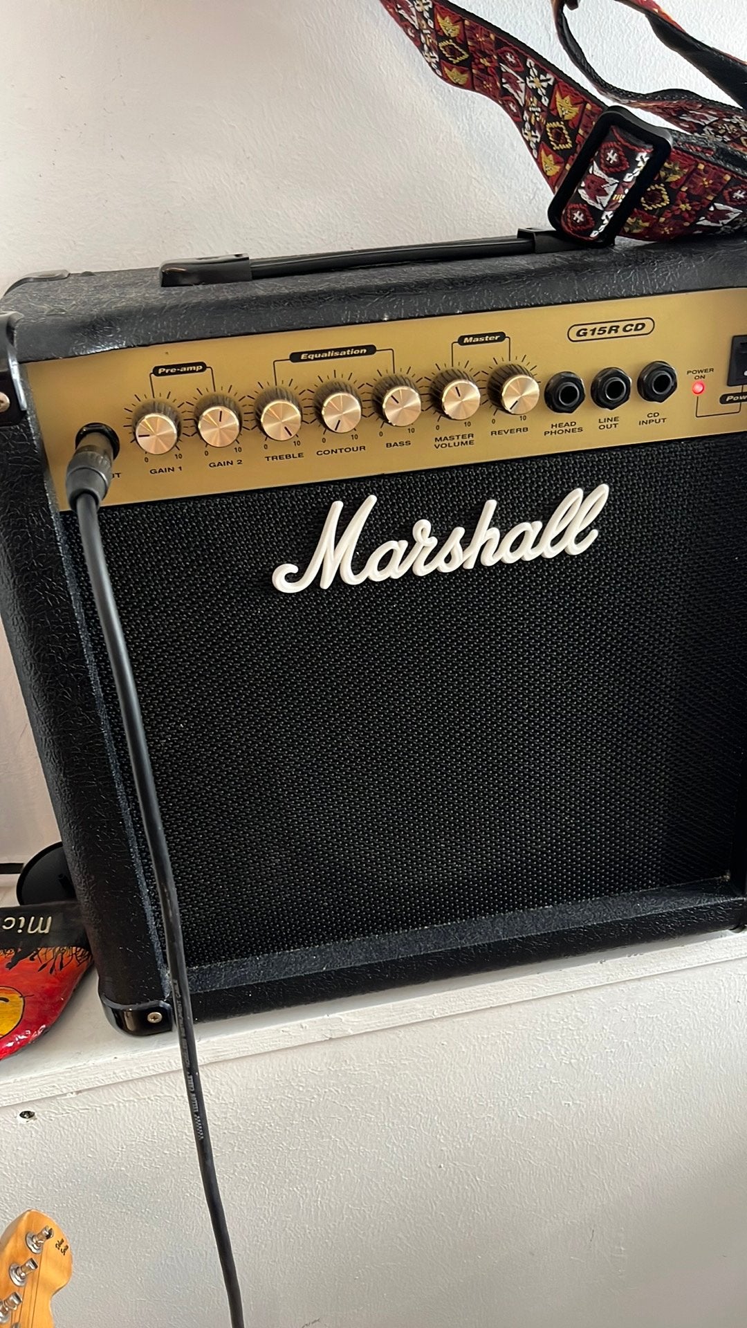 Marshall g15r cd, Muziek en Instrumenten, Versterkers | Bas en Gitaar, Ophalen, Gebruikt, Minder dan 50 watt