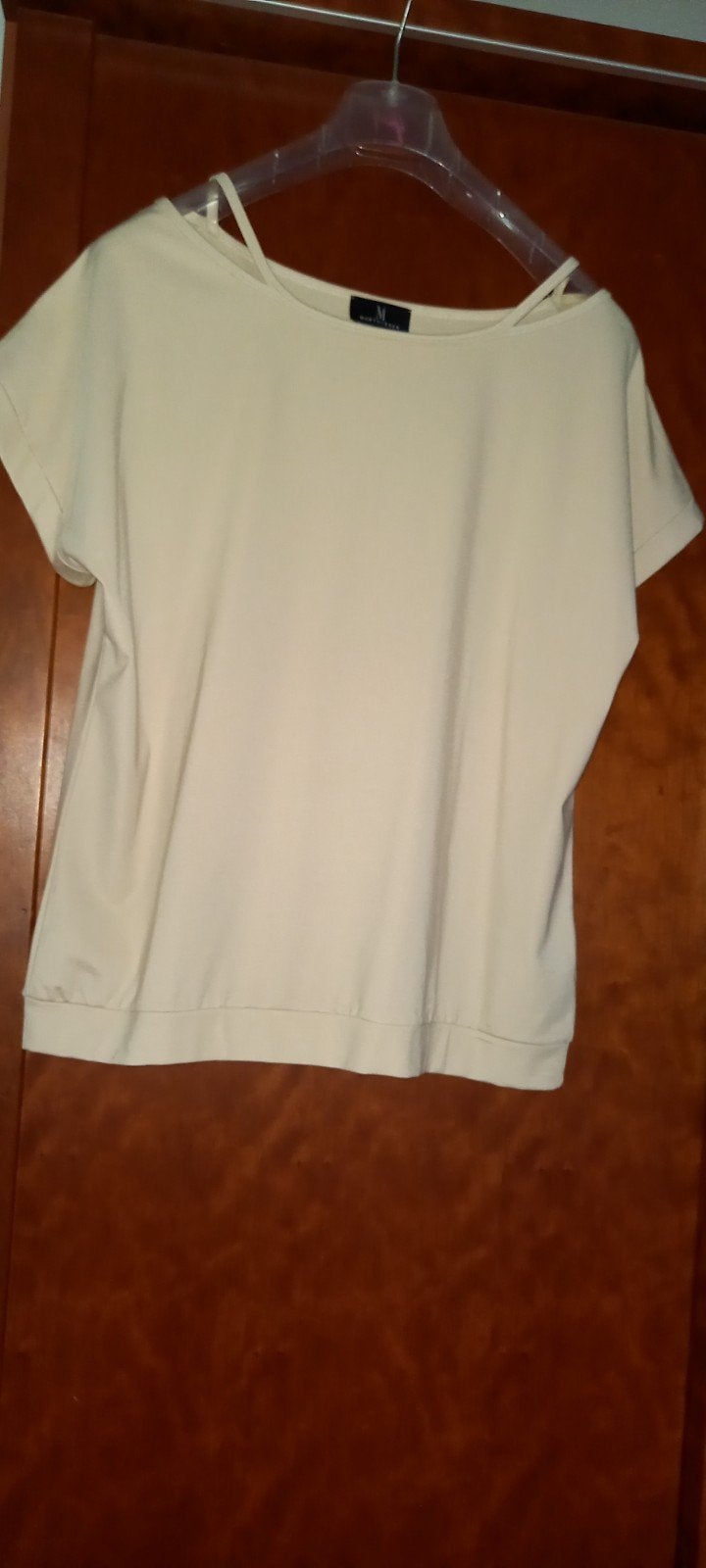 MART VISSER TOP,/SHIRT MAAT 40., Maat 38/40 (M), Beige, Ophalen of Verzenden, Zo goed als nieuw